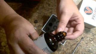 Amazon.com Mel Tanner's Review of Priviom's 2 ml Amber Glass Bottles