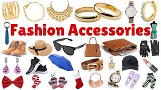 Fashion accessories & clothes vocabulary | Learn accessories in english for kids |Kids vocabulary ️