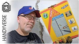 Using the SikaFix Injection Repair Kit to Fix a Crack in a Basement Wall : EP 039