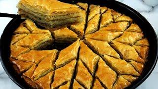 SADECE 4 TANE BEZE ILE VANILYA AROMALI CEVIZLI BAKLAVA TATLISI ‼️PAPATYA MUTFAGIM#baklava #tatlı