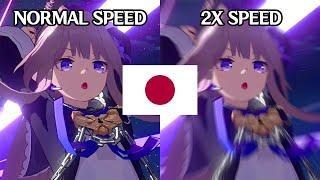 NORMAL vs FAST (JP Dub) ultimate voice lines | Honkai: Star Rail