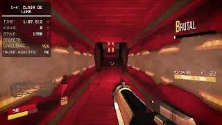 Ultrakill Limbo 1-4 Clair de lune (P-rank on Brutal)