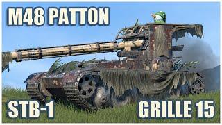 Grille 15, M48 Patton & STB-1 • WoT Blitz Gameplay