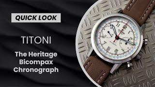 QUICK LOOK: Revisiting A Vintage Charmer, the Titoni Heritage Chronograph