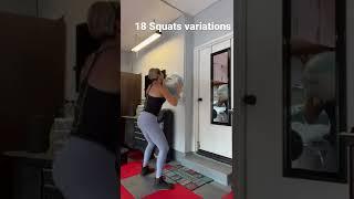 Glutes - 18 Squats variations