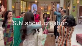 Jhanak)Aniruddh and all cast masti dance on set#love#jhanak #btsdance#viralvideo #jhanakserial #bts