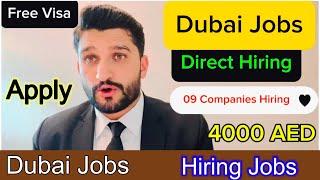 Latest Jobs in Dubai | Salary Up to 5000 AED | Hiring in 09 Companies | Jobs in UAE | Walk In Interv