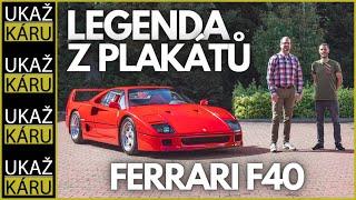 4K | NEUVĚŘITELNÝ ZÁŽITEK!! | FERRARI F40 | TEHDY NEJRYCHLEJŠÍ AUTO SVĚTA!