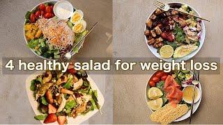 4 low-calorie salads to make *great for weight loss*