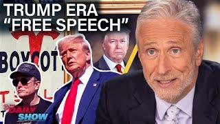 Jon Stewart on Which Speech Is Free and Which Will Cost You in Trump’s America | The Daily Show