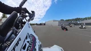 First time moto gymkhana (RAW)