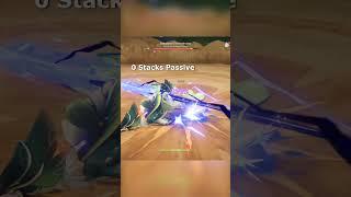 Clorinde 0 vs Full Stacks Passive #genshinimpact