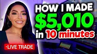 MAKING $5,010 IN 10 MINUTES TRADING OPTIONS CALLS - $SPX LIVE TRADE #daytrader #stockmarket