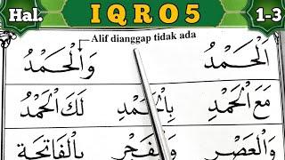 Tips Sangat Mudah Baca Iqro Dari Nol Huruf Hijaiyyah Alifbata| Iqro 5 Halaman 1-3 (١-٣)