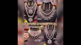 #CZ JEWELLERY COLLECTIONS @ wholesale price.... [MAHI FASHION]