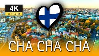 CHA CHA CHA, HELSINKI DESDE EL AIRE, FINLANDIA EN 4K