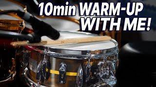 10-Minute Warm up For ALL DRUMMERS! DRUM LESSON - That Swedish Drummer