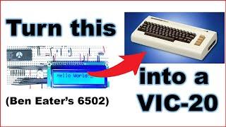 VIC-20 Build from a breadboard 6502