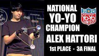 Alex Hattori - 1st Place - 3A Final - 2024 US Nationals - Presented by Yoyo Contest Central