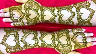 STYLISH & UNIQUE BANGLE / BELT STYLE HENNA MEHNDI DESIGN || Mehndi by Bhagyashree