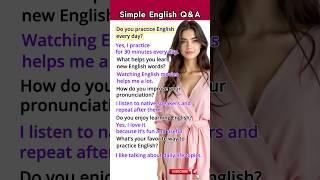  English Q&A | Practice English | #shorts