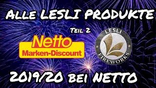 Netto | ALLE LESLI PRODUKTE 2019/20 | NEUHEITEN | Feuerwerksproduktvorstellung | Lesli | Teil 2