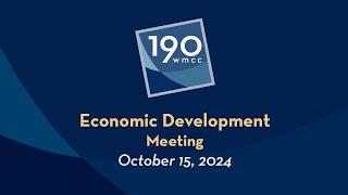 Montgomery County Economic Development Meeting 10-15-2024 Part 2