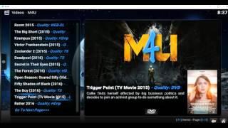 M4U Video add ons on KODI Jarvis 16