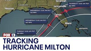 Tracking Hurricane Milton as it strengthens to dangerous category 5 storm