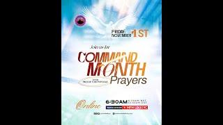 Command The Month Prayers with Pastor Tobi Popoola | Online| 1st November, 2024