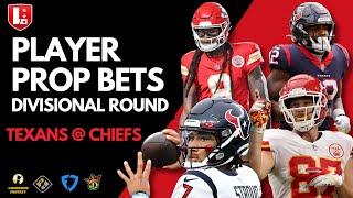 NFL Playoffs Player Prop Picks Divisional Round | Houston Texans @ Kansas City Chiefs Best Bets