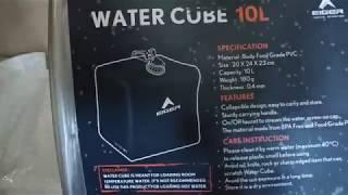 Unboxing Derigen Portable Eiger Water Cube 10 L