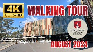 【4K】Walk Tour at Macquarie University Sydney Australia AUG2024