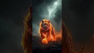 Dangerous tiger  ai video  #animals #lionbeats #livefromthetrapperformanc #lion e