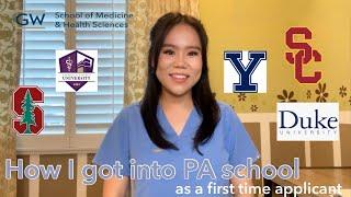 How I got into Physician Assistant School