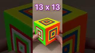 Rubik’s Cubes From 1x1 - 19x19