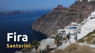 Magical Thira on Santorini Volcanic Island