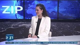 ZIP - 12.6.2024. - SREDIŠNJE VIJESTI Z1 TELEVIZIJE