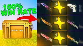 THE LUCKIEST RAIN CASE BATTLE SESSION ON YOUTUBE!! (CS2 Case opening)