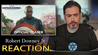 Robert Downey Jr REACTION Captain American 4 Trailer