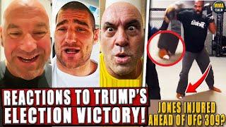 MMA Community REACTS to Donald Trump WINNING the 2024 Election! Jon Jones INJURED ahead of UFC 309?