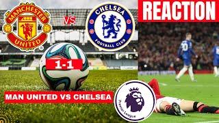 Manchester United vs Chelsea 1-1 Live Premier League Football EPL Match Score Highlights Utd 2024