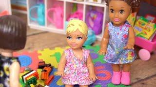 Barbie & Ken Family - First Day of Preschool Story with Baby Gracie