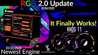 Aorus Fusion RGB 2.0 ENGINE UPDATE - Aorus RTX 2080 Xtreme / Super / Ti