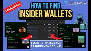 How To Find Profitable Meme Coin Wallets | My Secret Strategy For Making $500 A Day With Meme Coins!