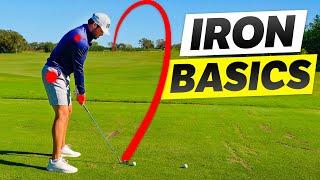 Golf Iron Lesson for Straighter & Longer Shots (simple method)