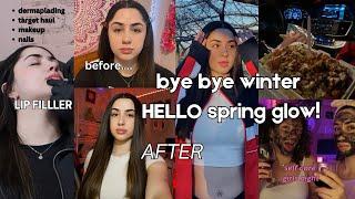 GLOW UP Week in NYC: GETTING RID OF WINTER UGLIES | Lip Filler, Self-Care, City Vibes , girls night