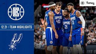 Six Clippers Score 10+ in Win vs. Spurs | Honey Highlights