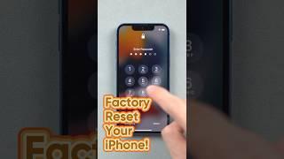 How to Factory Reset iPhone without Password | if You Forgot iPhone Passcode 2025