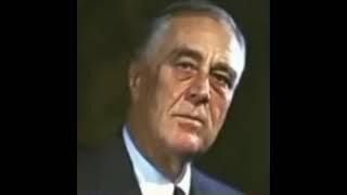 Franklin Delano Roosevelt sing Dame Da Ne